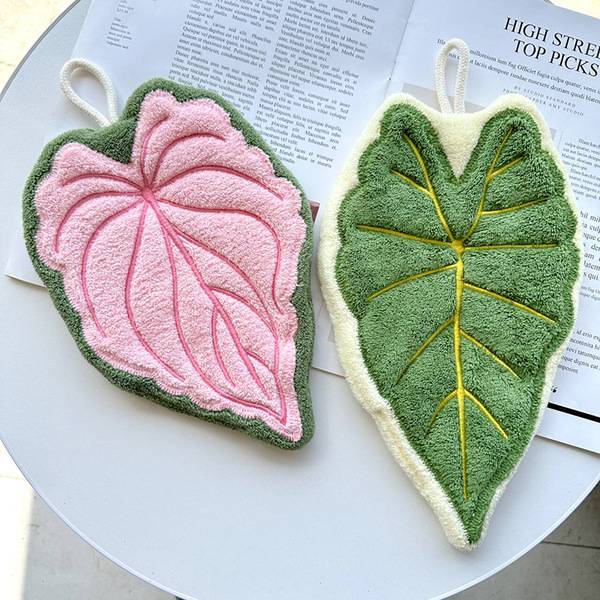 Cute Hanging Coral Fleece Hand Towel